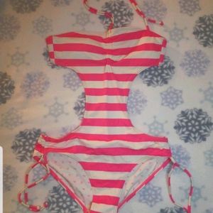 RARE PINK swimsuit Small NWT
